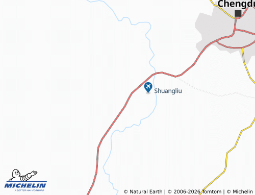 Kaart MICHELIN Shuangliu - ViaMichelin