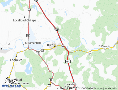 Mappa MICHELIN Tijuanita - ViaMichelin