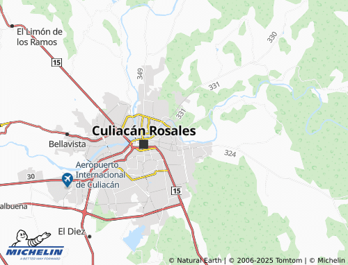 MICHELIN Los Pinos Residencial map - ViaMichelin