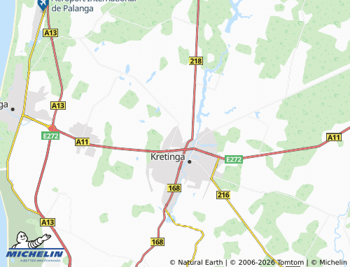 Mappa MICHELIN Kretingsodis - ViaMichelin