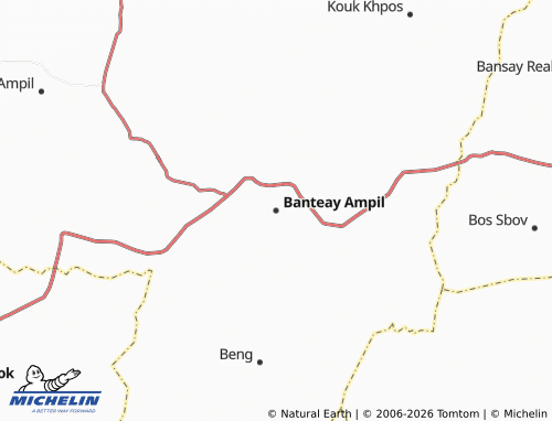 Mapa MICHELIN Banteay Ampil - ViaMichelin