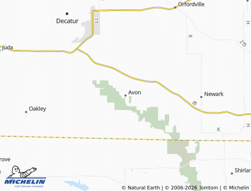 Mapa MICHELIN Avon - ViaMichelin