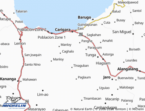MICHELIN Lower Sogod map - ViaMichelin