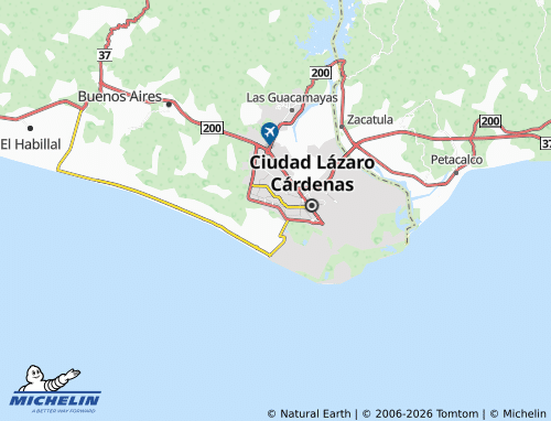 Mapa MICHELIN Melchor Ocampo - ViaMichelin