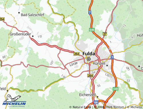 MICHELIN Maberzell map - ViaMichelin
