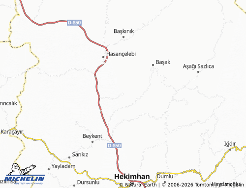 MICHELIN Çulhalı map - ViaMichelin