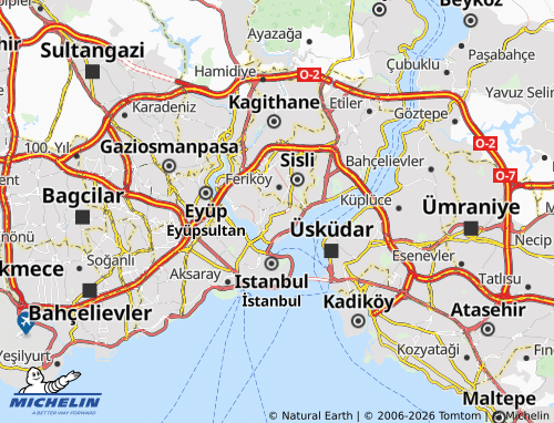 Mappa MICHELIN Çukur - ViaMichelin