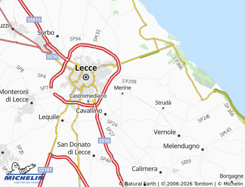 MICHELIN Merine map - ViaMichelin