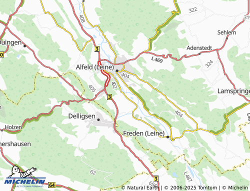 MICHELIN-Landkarte Föhrste - ViaMichelin