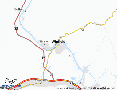 Kaart MICHELIN Winfield - ViaMichelin