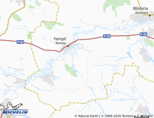 MICHELIN Vorobiivka map - ViaMichelin