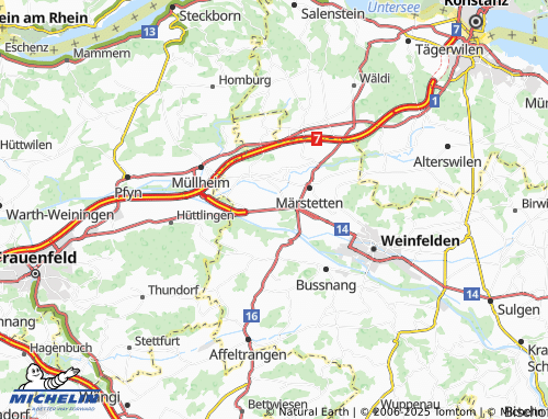 Carte MICHELIN Bonau - ViaMichelin