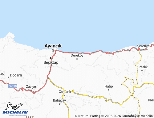 Mappa MICHELIN Dereköy - ViaMichelin