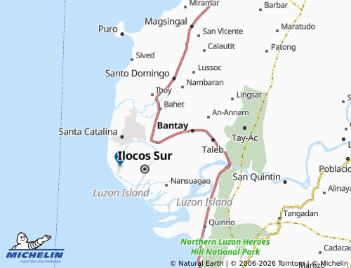 MICHELIN Puspus map - ViaMichelin