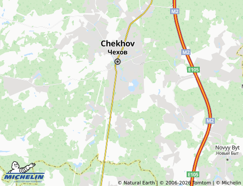 Carte MICHELIN Manushkino - ViaMichelin