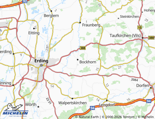 MICHELIN-Landkarte Bockhorn - ViaMichelin