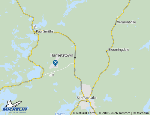 Mapa MICHELIN Harrietstown - ViaMichelin