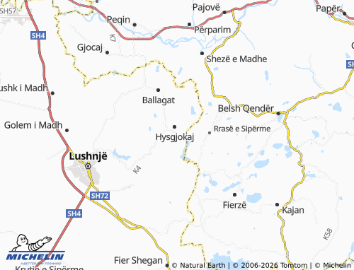 Mapa MICHELIN Kupaj - ViaMichelin