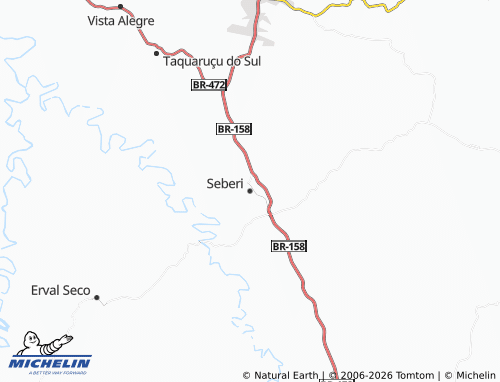 Mapa MICHELIN Seberi - ViaMichelin
