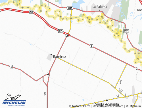 MICHELIN San Andrés map - ViaMichelin