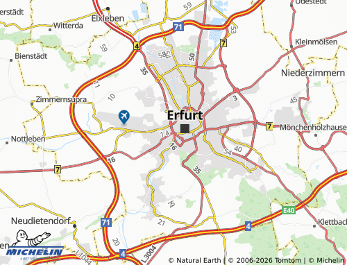 Mapa MICHELIN Brühlervorstadt - ViaMichelin
