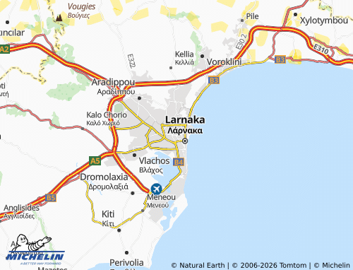 MICHELIN Chrysopolitissa map - ViaMichelin