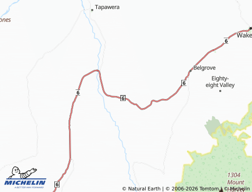 Mapa MICHELIN Spooners Range - ViaMichelin