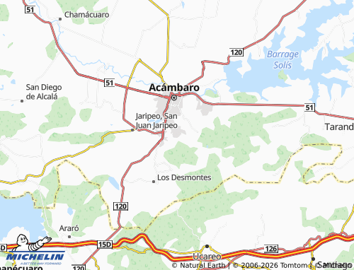 Mapa MICHELIN San Mateo Tócuaro - ViaMichelin