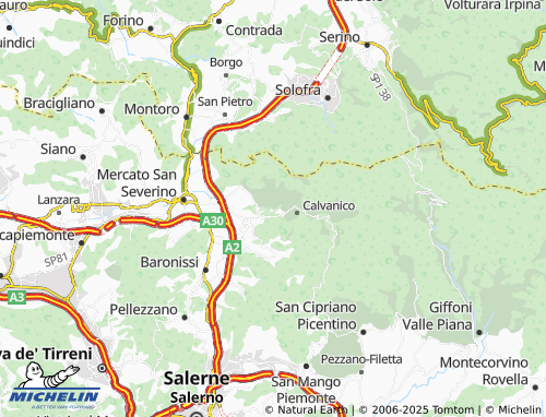 MICHELIN Curteri map - ViaMichelin