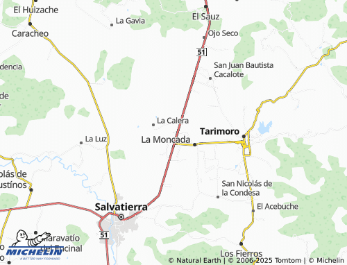 MICHELIN Panales Jamaica map - ViaMichelin