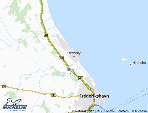 Mappa MICHELIN Strandby - ViaMichelin