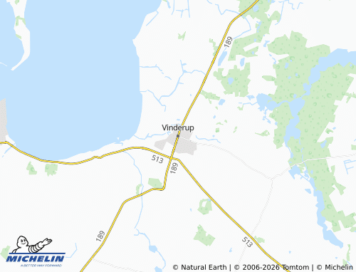 Kaart MICHELIN Vinderup - ViaMichelin