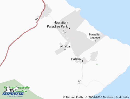 MICHELIN Ainaloa map - ViaMichelin