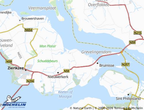 Carte MICHELIN Sirjansland - ViaMichelin