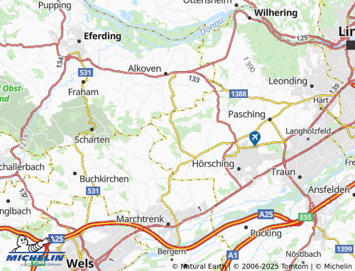 MICHELIN Intenham map - ViaMichelin