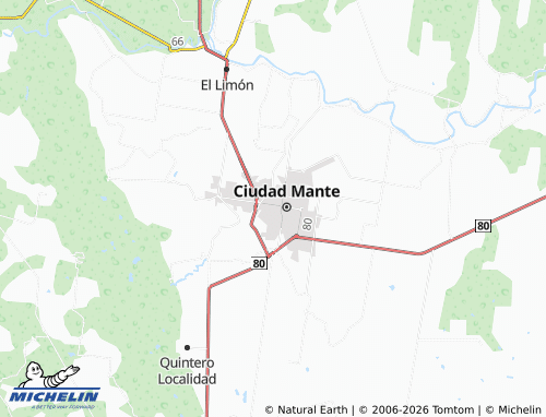 MICHELIN Benito Juárez map - ViaMichelin
