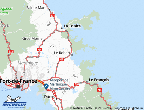Mappa MICHELIN Le Robert - ViaMichelin