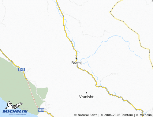 Carte MICHELIN Brataj - ViaMichelin
