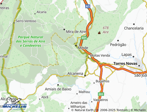 Mapa MICHELIN Covão do Feto - ViaMichelin