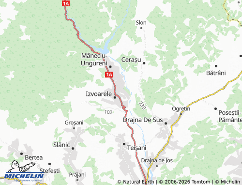 Mappa MICHELIN Măneciu-Pământeni - ViaMichelin