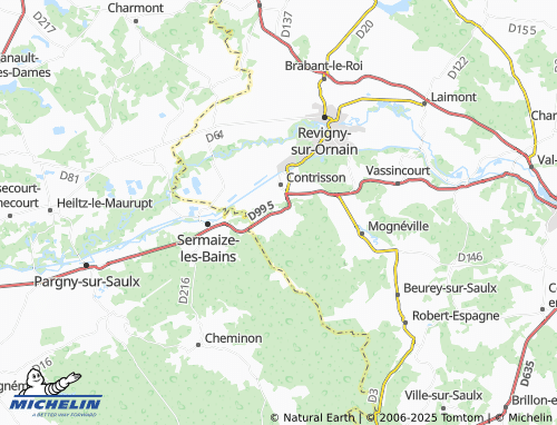 Carte MICHELIN Andernay - ViaMichelin