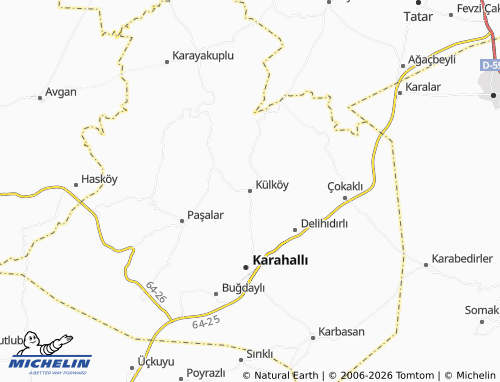 Mappa MICHELIN Külköy - ViaMichelin