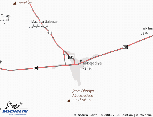 Carte MICHELIN al-Qaseemah - ViaMichelin