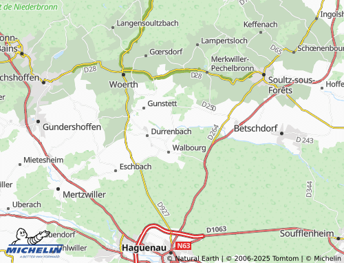 MICHELIN Biblisheim map - ViaMichelin