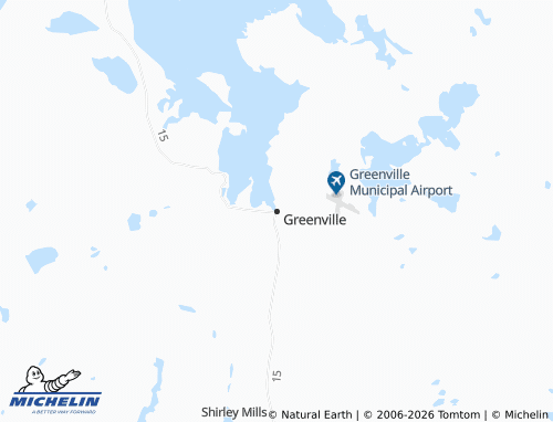 Mapa MICHELIN Greenville - ViaMichelin