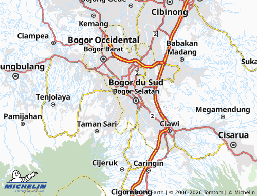 Mapa MICHELIN Empang - ViaMichelin