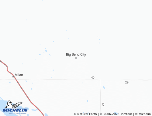 MICHELIN-Landkarte Big Bend City - ViaMichelin