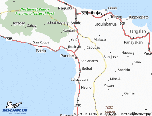 MICHELIN Pandan map - ViaMichelin