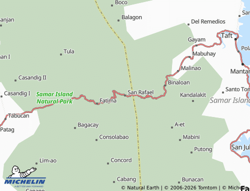 Mappa MICHELIN San Rafael - ViaMichelin