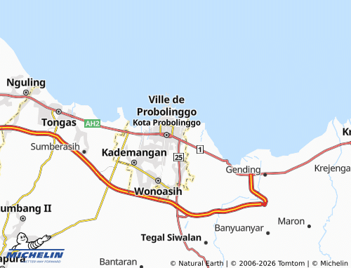 Carte MICHELIN Jati - ViaMichelin